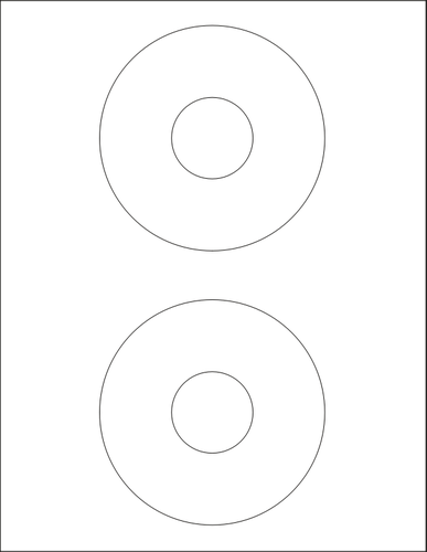 WL-1200 label sjabloon vectorafbeeldingen